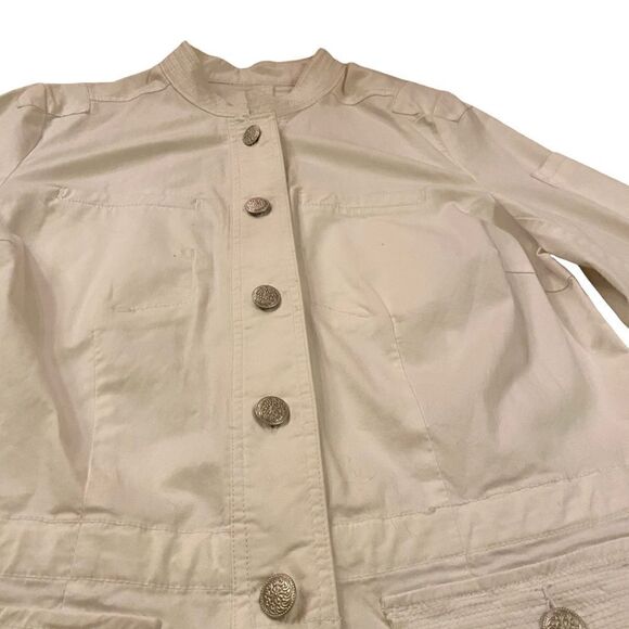 EUC White Jacket with Metal Buttons - Picture 2 of 14